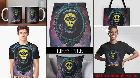 LIFESTYLE APES | MONKEY HEAVEN | NFT MONKEY | BY AL21EX REDBUBBLE SHOP