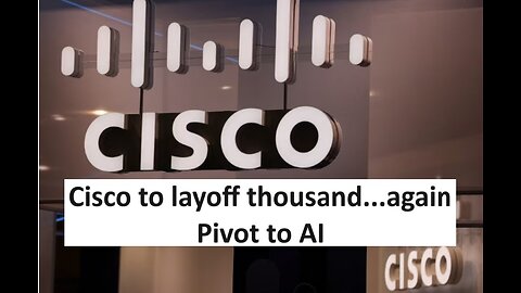 Cisco laying off thousands as shift to AI…just like Dell