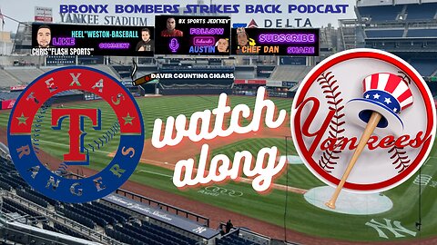 ⚾BASEBALL: NEW YORK YANKEES VS Texas Rangers LIVE WATCH ALONG AND PLAY BY PLAY