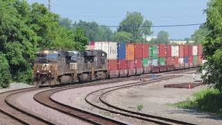 Norfolk Southern 234 Intermodal Train from Marion, Ohio August 22, 2021