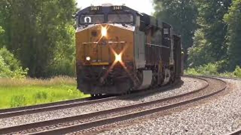 CSX X331 Manifest Mixed Freight Train from Sterling, Ohio June 25, 2022