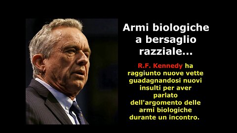 Armi biologiche a bersaglio razziale...