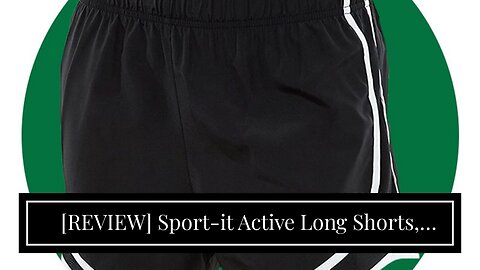 [REVIEW] Sport-it Active Long Shorts, Bike Workout Running Shorts with Pockets and Tummy Contro...