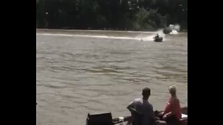 Man Gets Ejected From Boat Augusta Duck Boat Races