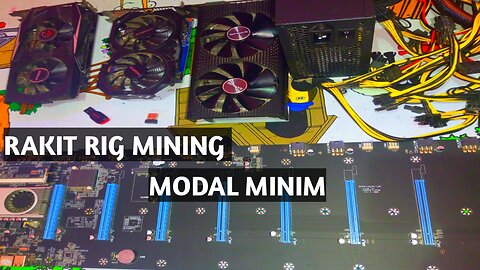 Cara merakit rig mining pemula #miningrig