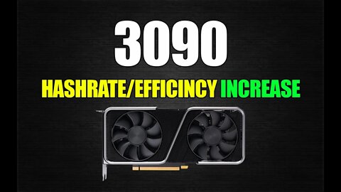 I Made My RTX 3090 More Efficient!!! And Added Extra Hashrate
