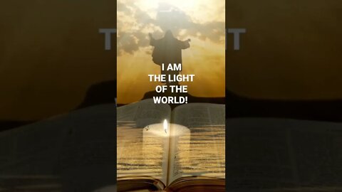 Jesus said, "I am the Light of the world." ✝️ 🙏