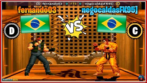 The King of Fighters '95 (fernando03 Vs. negocaldasFK95]) [Brazil Vs. Brazil]