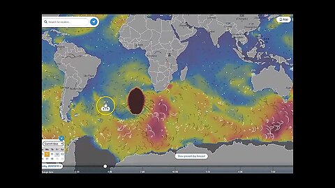 "ASTEROID impact [?] 80 ft waves on impact area"