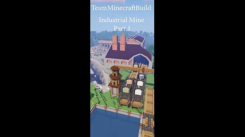 Industrial Mine Part 1 | #Minecraft #fyp #TeamMinecraftBuild #Foryoupage #Chill #Tutorial #build