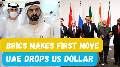 UAE Officially Stops Using US Dollar For BRICS Alliance