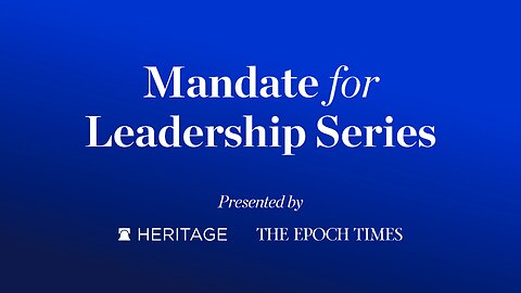 Gov. Ron DeSantis | Mandate for Leadership Series