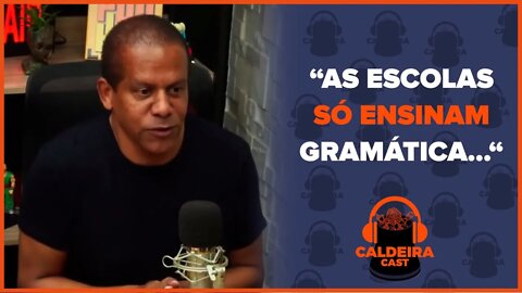 As escolas de inglês só ensinam gramática!! #cortespodcast #caldeiracast