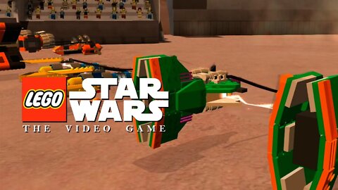 LEGO STAR WARS 1 (PS2) #4 - A Corrida de Pods! | Mos Espa Podrace (Traduzido em PT-BR)