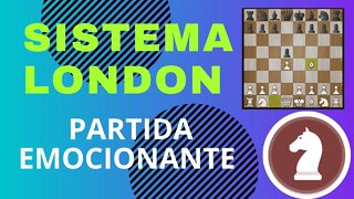 SISTEMA LONDON PARTIDA EMOCIONANTE NO LICHESS