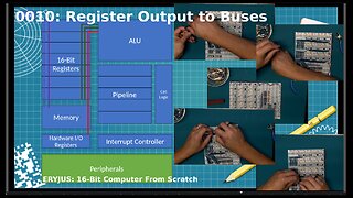 0010: Register Bus Output Integration | 16-Bit Computer From Scratch