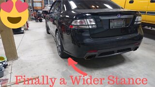 Wheel Spacer Install Saab 9-3 Turbo X