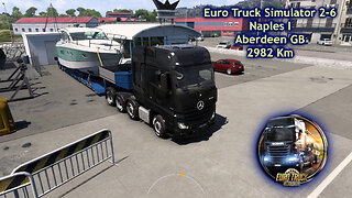 Euro Truck Simulator 2-6, Naples I, Aberdeen GB, 2982 Km