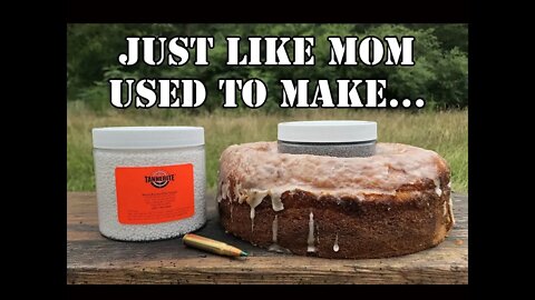Explosive Tannerite Crumb Cake Recipe... Tannerite Tuesday!