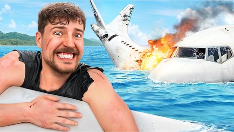 Mr beast and his friends survive in plane crash