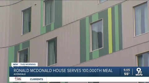 Cincinnati's Ronald McDonald House serves 100,000th meal