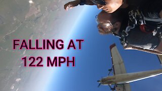 FALLING A 122 MPH!