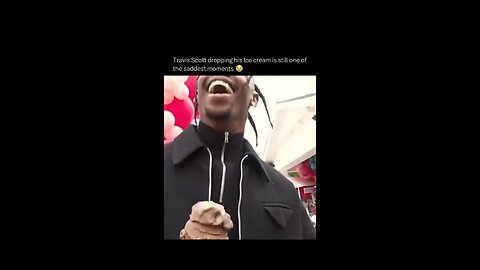 Travis Scott dropping his Ice cream is still one of the saddest moments😭