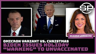 Omicron Variant Vs. Christmas: Biden Issues Holiday "Warning" to Unvaccinated