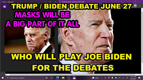 Trump / Biden Agree On 2 Debates - Masks Will Be A Big Part of It All - Don't Believe