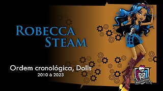 Monster High / Robecca Steam / Chronological order, dolls from 2010 to 2023