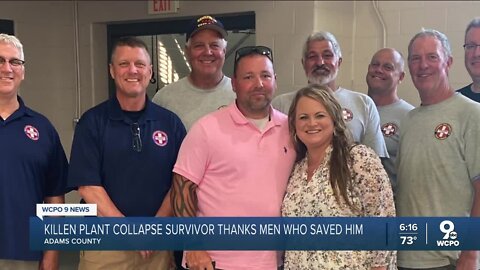 Killen Plant collapse survivor thanks men who saved him