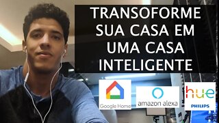 Casa inteligente Integrando Philips Hue, Amazon Alexa, Google Home, Logitech Harmony. Parte 1