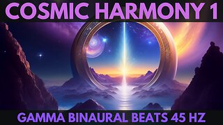 1 Hour of Spiritual Relaxing Music on another planet, Gamma Binaural Beats 45 Hz