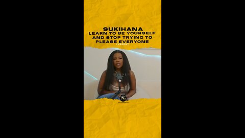 @sukihanagoat Learn to be yourself and stop trying to please everyone