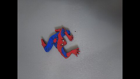 Layering engraving Spiderman Lines