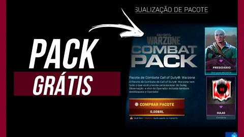 Nova Skin Combat Pack de Graça do Cod Warzone 6° Temporada | TheMarkDumall