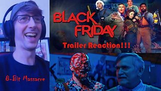 Black Friday Trailer Reaction!!! (Bruce Campbell Horror Comedy Movie) 🎃