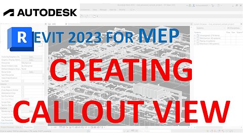 REVIT 2023 FOR MEP - Creating Callout View