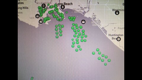 Record Cargo Ships Anchored Off Commiefornia!