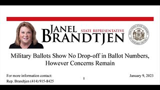 WI Military Ballots Show No Drop-off in Ballot Numbers, However Concerns Remain