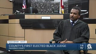 Palm Beach County's first elected judge rules on faith, family and community