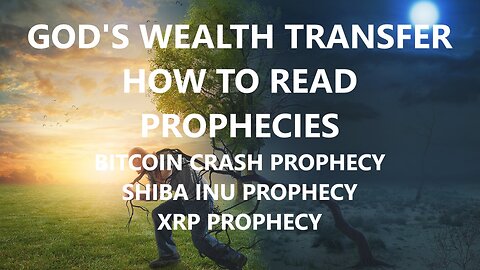GOD'S WEALTH TRANSFER - HOW TO READ PROPHECIES, BITCOIN CRASH PROPHECY, XRP PROPHECY, SHIBA INU