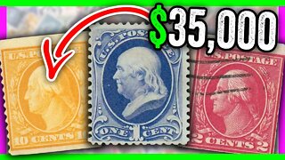 10 SUPER RARE STAMPS WORTH MONEY - EXTREMELY VALUABLE STAMPS