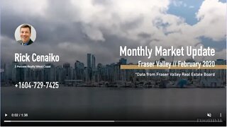 Monthly Market Update | Fraser Valley | February 2020