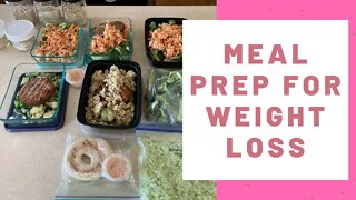 Meal prep for weight loss