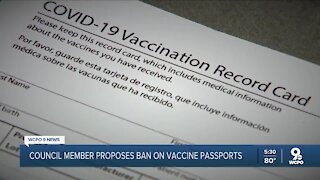 City council member files motion against city-wide vaccine passport