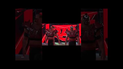 WWE 2k22 Road Warriors Entrance With TitanTron #shorts