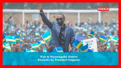 Nyamagabe: Perezida Kagame yashimye uko Abaturage bitwaye mu gihe cya COVID-19