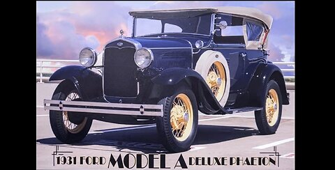 ⁠ @AudreyLincolnLady 1931 Ford Model A Deluxe Phaeton