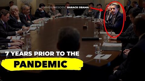 Is that Obama in the back talking about a Pandemic...7 YEARS AGO?